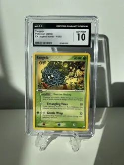2006 Pokemon Tangela EX Legend Maker 44/92 CGC 10 Gem Mint Card - Image 1