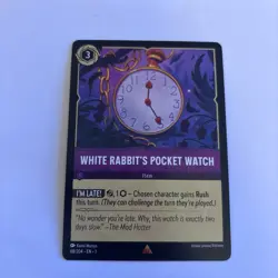 White Rabbit's Pocket Watch The First Chapter #68/204 Rare Disney Lorcana Card - Image 1