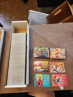 Large Overpower Card Game Lot Marvel +/- 800 Cards Total - Image 1