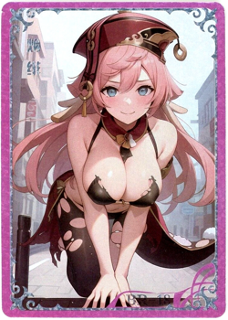 ❤YANFEI - Goddess Story ANIME WAIFU Card YISISANTAN 3 - BR-18 - GENSHIN IMPACT - Image 1