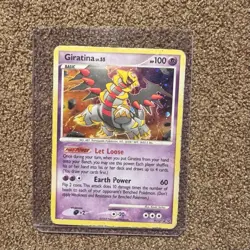 Giratina Holo Rare 9/127 Platinum 2009 Pokemon Card LP-MP - Image 1