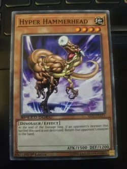 SS03-ENA13 Hyper Hammerhead 1st Edition Mint YuGiOh Card - Image 1