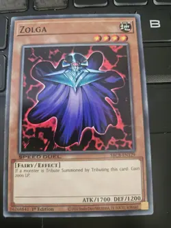 SBCB-EN129 Zolga Common 1st Edition Mint YuGiOh Card - Image 1