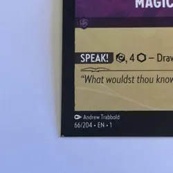 Disney Lorcana The First Chapter #66/204 Magic Mirror Alignment Dot Error Card - Image 2