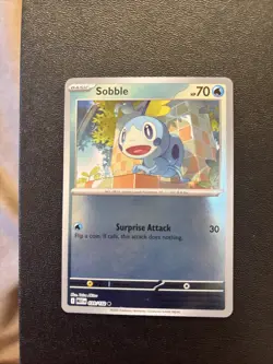 Sobble 39/132 1st Edition Reverse Holo Mega Evolution Pokemon Card NM - Image 1