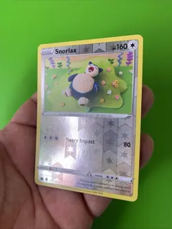 Snorlax 109/159 Crown Zenith Reverse Holo Pokemon Card LP+ - Image 4