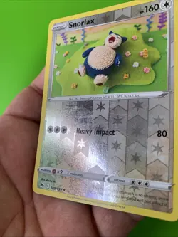 Snorlax 109/159 Crown Zenith Reverse Holo Pokemon Card LP+ - Image 5