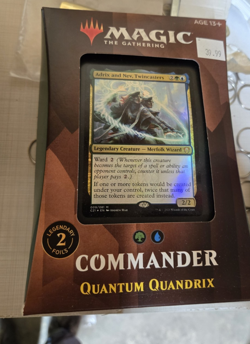 MTG QUANTUM QUANDRIX Commander Deck New Sealed. Green Blue 630509959020 - Image 1