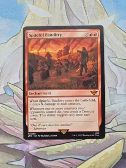 Spiteful Banditry 0149 Non Foil Mythic Lord of the Rings MTG Mint - Image 1