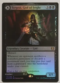 Magic the Gathering MTG Tergrid, God of Fright / Tergrid's Lantern FOIL NM - Image 1