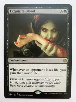 1x Exquisite Blood NM, English Jumpstart MTG Magic The Gathering Rare - Image 1