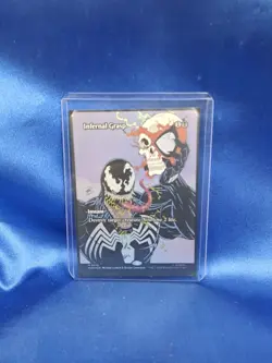 MTG Infernal Grasp - Borderless FOIL - Spider-man MAR - 0018 - NM - Image 1