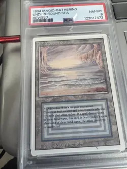 1994 MTG Revised Underground Sea Graded PSA 8 NM-MINT Magic The Gathering - Image 1