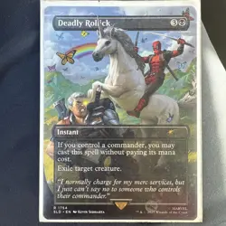 Deadly Rollick Secret Lair Drop Deadpool Mtg Magic The Gathering Card - Image 1