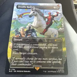 Deadly Rollick Secret Lair Drop Deadpool Mtg Magic The Gathering Card - Image 3