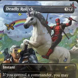 Deadly Rollick Secret Lair Drop Deadpool Mtg Magic The Gathering Card - Image 4