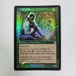 MTG - Wall of Roots - Foil Time Spiral Timeshifted LP - Image 1