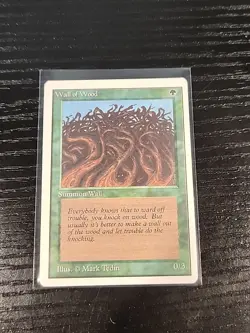 Wall of Wood | MtG Magic Unlimited | English | Near Mint Nm - Image 1