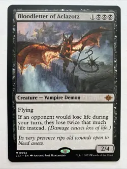 Bloodletter of Aclazotz The Lost Caverns of Ixalan Regular MTG NM - Image 1