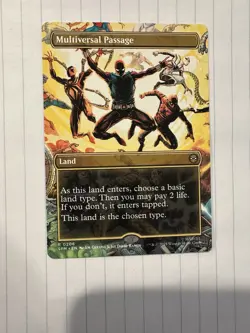 Multiversal Passage Borderless - SPM 0206 - NM - MTG Magic - Image 1