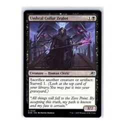 Umbral Collar Zealot #123 Regular Uncommon MTG 2025 Edge of Eternities (EOE) - Image 1