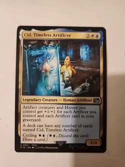 Cid, Timeless Artificer (0411) - MTG Final Fantasy FIN - NM - Image 1