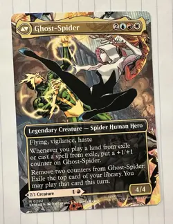 Gwen Stacy / Ghost-Spider (Borderless) - Marvel's Spiderman (SPM) MTG - Image 2