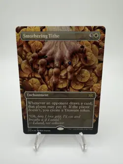 MTG 2X2 Double Masters Smothering Tithe Borderless Foil NM - Image 1
