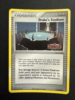 Drake's Stadium 72/108 Power Keepers Reverse Holo Pokemon - Image 1