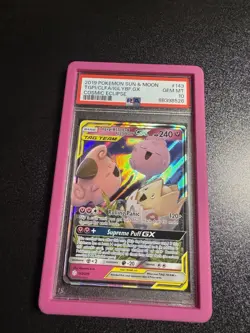2019 POKEMON SUN & MOON 143a/236 143/236 TOGEPI & CLEFFA & IGGLYBUFF GX PSA 10 - Image 3