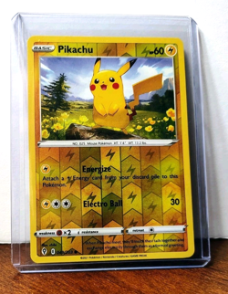 POKEMON PIKACHU 049/203 REVERSE HOLO EVOLVING SKIES NM NEAR MINT - Image 3