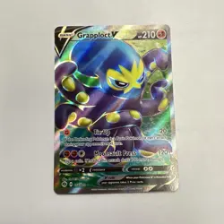 Pokemon TCG Grapploct V 072/073 Ultra Rare Holo Champion's Path - Image 1