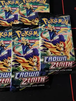 Pokemon Crown Zenith Lot of 11 Booster Packs Sealed - Image 5