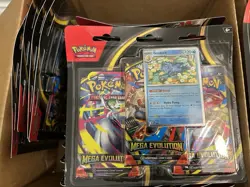 Lot Of 56!!!! Pokemon Mega Evolution 3-Pack Blister - NEW/SEALED READ DESCR - Image 4