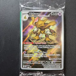Sealed Pokemon Center Alakazam 009 ETB Black Star Promo - Image 1
