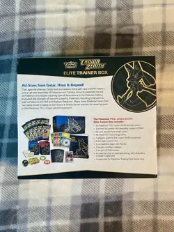 Pokemon TCG - Crown Zenith Elite Trainer Box New/Factory Sealed Small Rip - Image 4