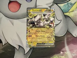 Pokemon Mewtwo ex 058/182 STAMPED Prize Pack Series Cards Holo NM - Image 1