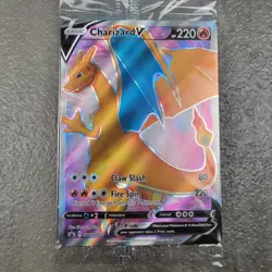 (3) Pokemon SEALED Charizard V SWSH050 Full Art Black Star Promo (Lot Of 3) - Image 2