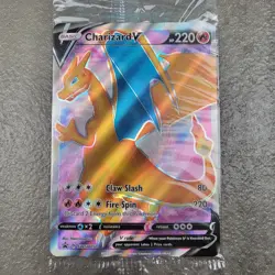 (3) Pokemon SEALED Charizard V SWSH050 Full Art Black Star Promo (Lot Of 3) - Image 4
