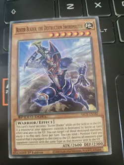 Yugioh Buster Blader,The Destruction SwordMaster SBCB-EN182 Common 1st NM - Image 1