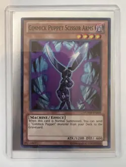 Yugioh Gimmick Puppet Scissor Arms NUMH-EN008 Super Rare NM - Image 1
