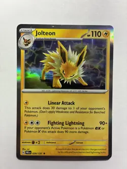Eevee Jolteon Evolutions Collection 2 Card Set Pokemon TCG - Image 3