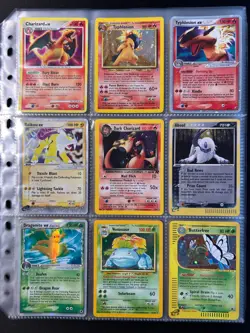 Lot of 90 ALL HOLO Vintage Pokemon Card Binder Collection - Image 2