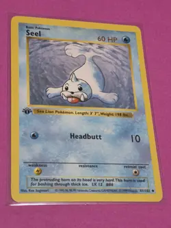 Pokemon Cards 1st Edition Shadowless Seel 41/102 Base Set NM - Image 1