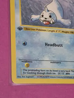 Pokemon Cards 1st Edition Shadowless Seel 41/102 Base Set NM - Image 4