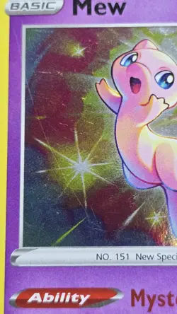 Pokemon TCG Mew Holo Rare Card 11/25 Celebrations (LP) - Image 2