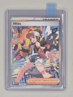 Pokemon TCG Hilda Special Illustration Rare Holo Card 171/086 White Flare Mint - Image 1