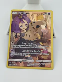 Pokemon Mimikyu 245/236 SM Cosmic Eclipse Full Art Secret Rare Card NM/Mint+! - Image 1