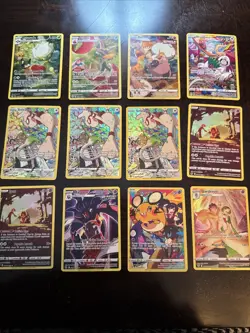 Pokemon TCG Full Art Lot of 12 Cards - Image 1