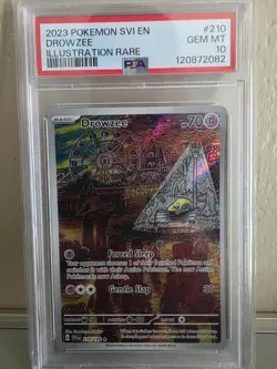 2023 Pokemon SVI EN Drowzee Illustration Rare Card PSA 10 Gem Mint - Image 1